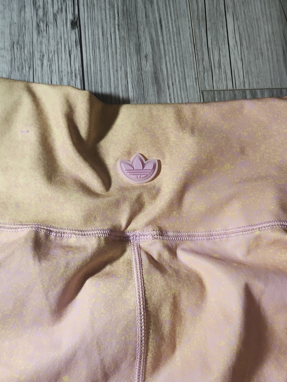 adidas Peach and Light Pink Bike Shorts - Picture 4 of 5